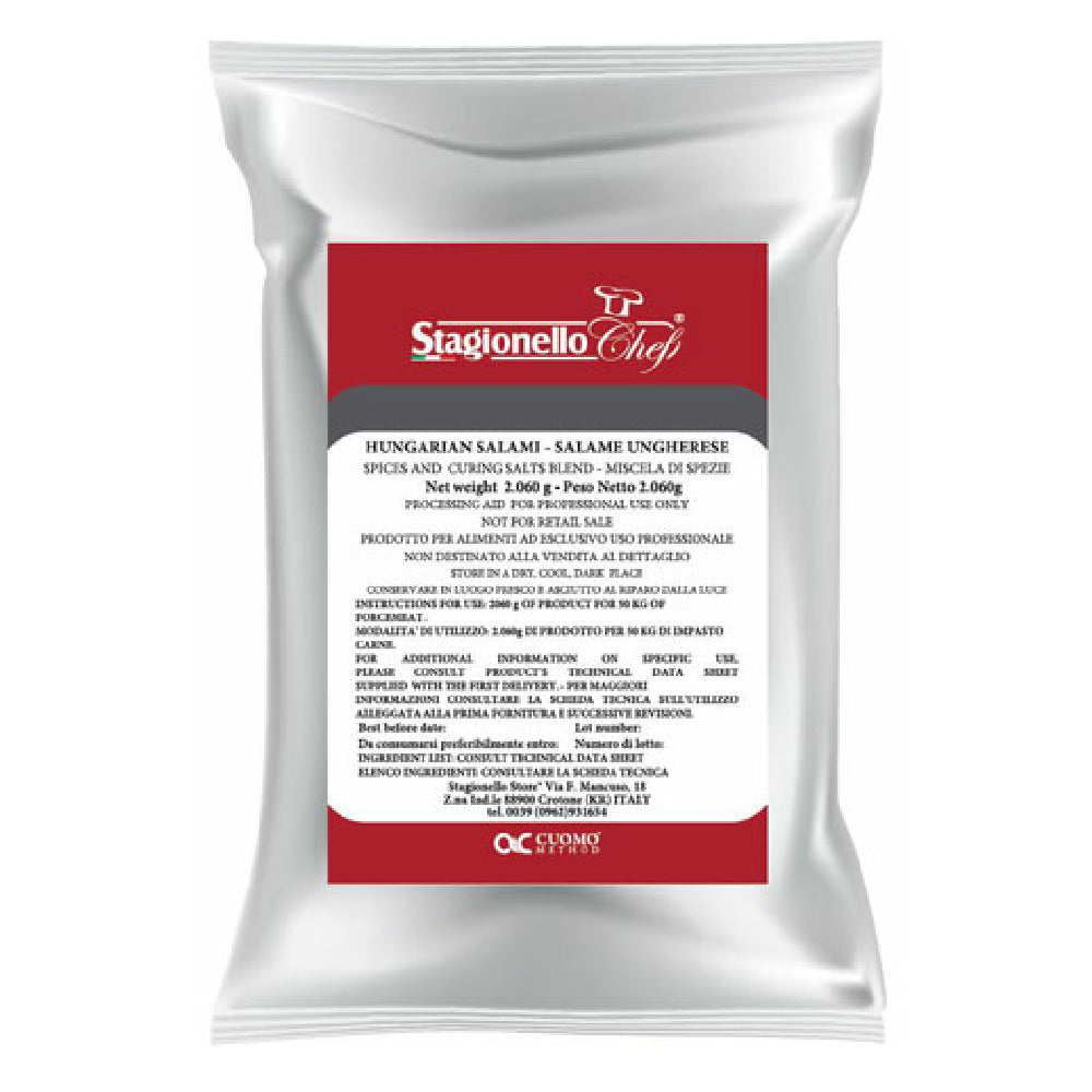Omcan 47003 (47003) Curing Salts And Spice Blends For Rapid Fermentation Salami Hungarian Salami 2.06 Kg / Bag