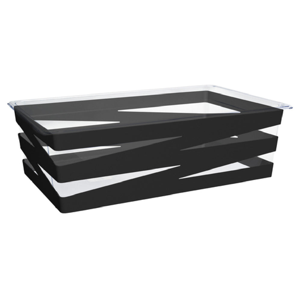 FOH BHO090BKI20_ Full Size Zig Zag Housing/Pan Set Deep Matte Black Includes One BHO087BKI20 Full Size Zig Zag Housing Deep Matte Black