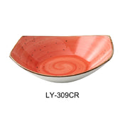 Yanco LY-309CR Lyon Pasta/Salad Plate 20 Oz. 9"L X 7-7/8"W X 2-3/8"H