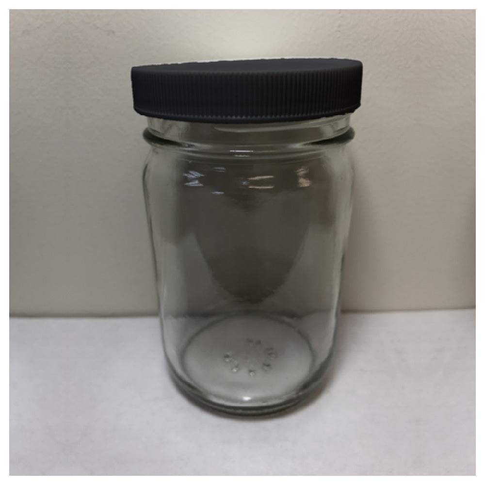 Buccaneer Container Corp 1012012020 (Buccaneer) Glass Mason Jar 12 Oz. Smooth