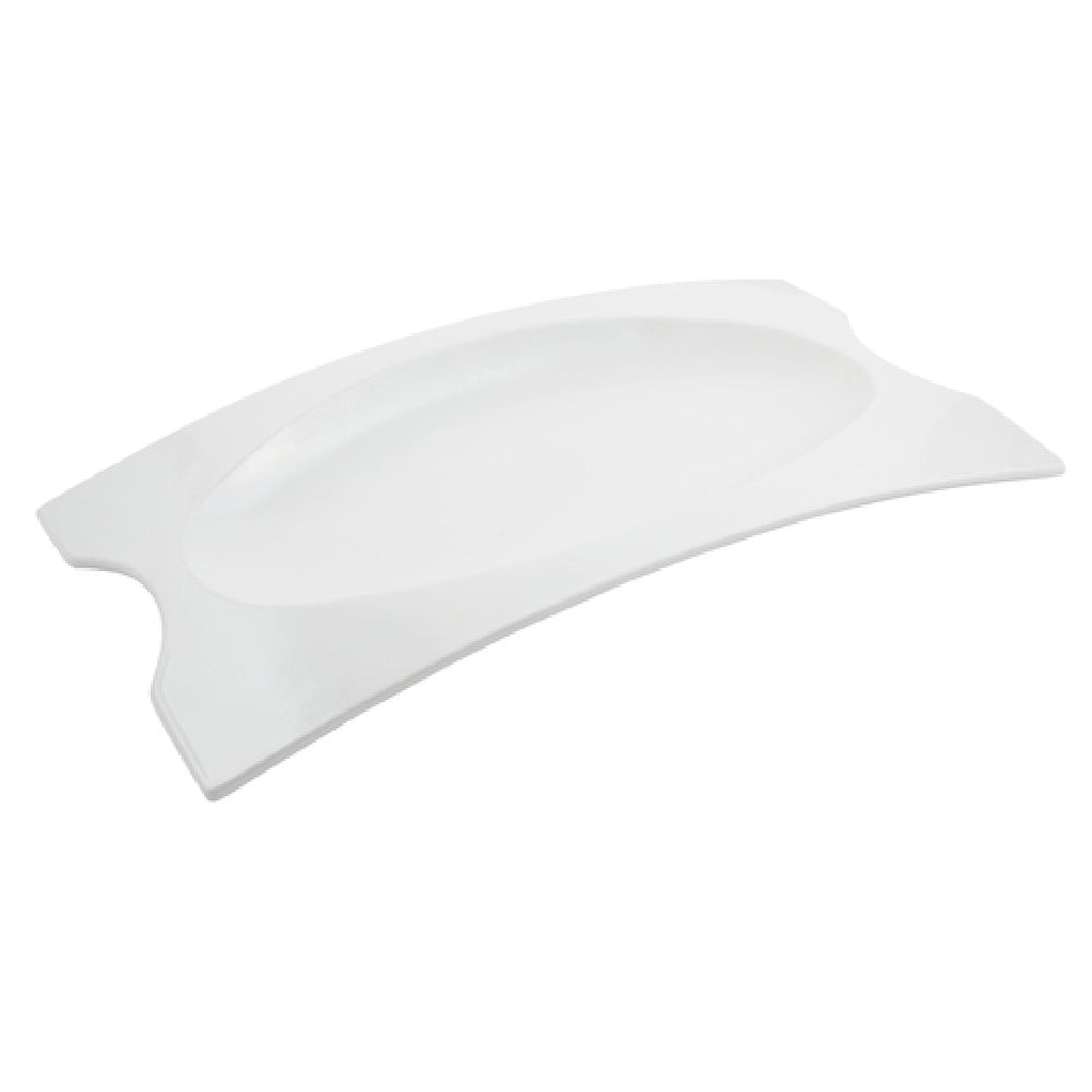 Bon Chef 70020HGRN Futura Platter 12-3/4" X 19-7/8" X 1" Aluminum With Sandstone