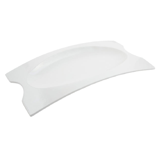 Bon Chef 70020BLK Futura Platter 12-3/4" X 19-7/8" X 1" Aluminum With Sandstone