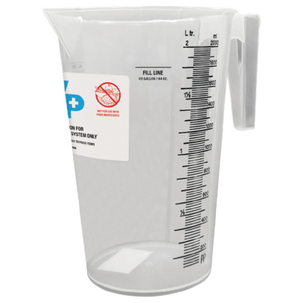 CFS Brands 38120 - WipesPlus® Measuring Cup, 64 Oz., Clear