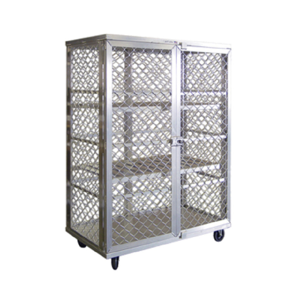 New Age Industrial 97621 Security Cage Mobile 49"W X 26-3/4"D X 71"H