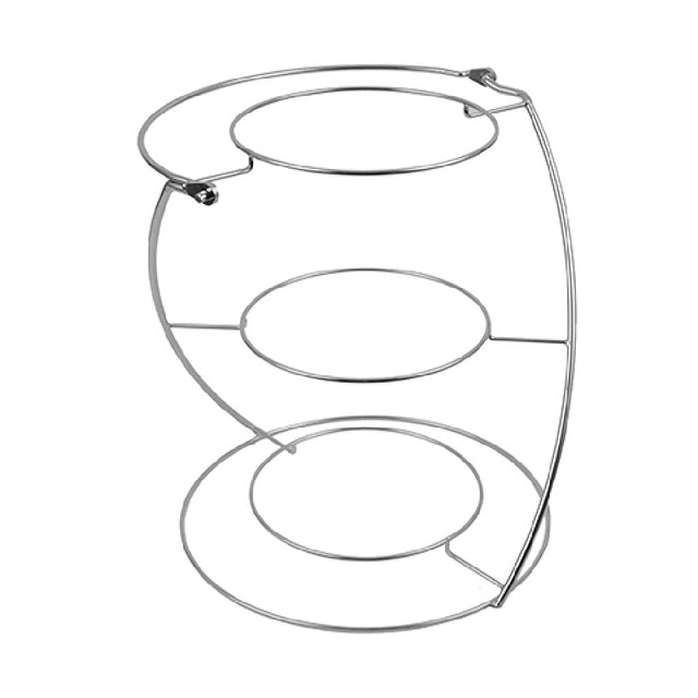 BauscherHepp TSS3400 Twist Tea Stand 14"H Stainless Steel