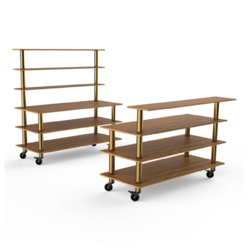 Steelite MGCMLC08BBXW - Single Wine Bar Combo Station, 71.0" X 103.5" X 72.5", Modular