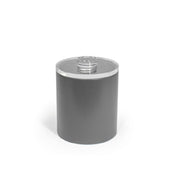 FOH RIB064GYL21 2qt Round London Ice Bucket Smoke With Acrylic Lid Includes One RIB014GYL21-BTM 2qt Round London Ice Bucket Base Smoke