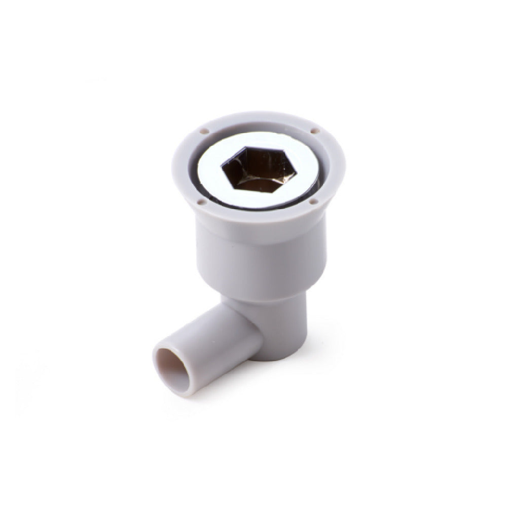 Krowne 23-127 - Drain, 1/2" With 90 Degree Bend For Drink Rail Units, 40°F - 140°F Temperature Range