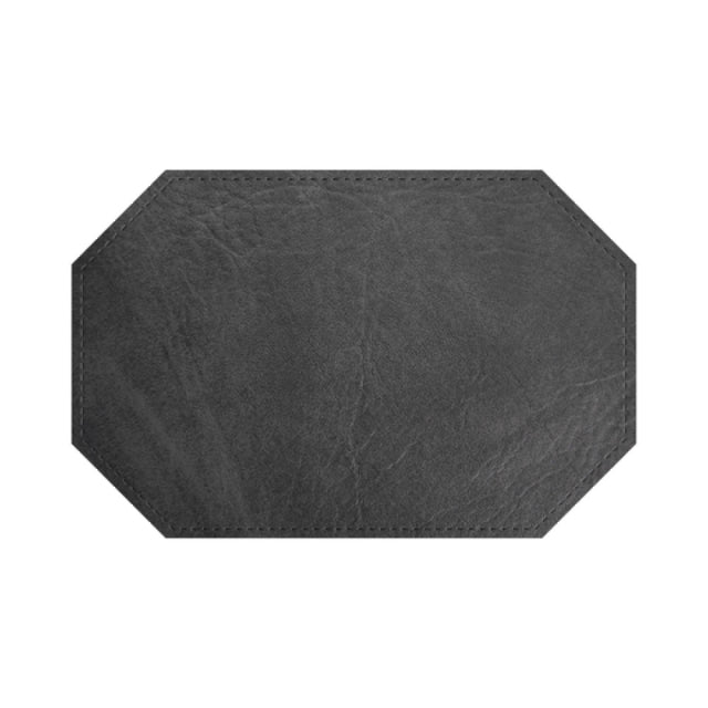 Risch TABLEMATOCT-HAR 17X11 Harley Antibacterial/antimicrobial Faux-leather Table Mat (specify Color)