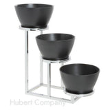 Hubert 50241 - Cerve Collection Bowl Holder, 3-tier, 6"L X 15-7/10"W X 13"H