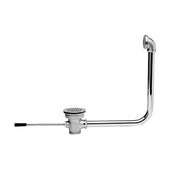 Fisher 24910 Twist Waste Valve With Overflow Assembly 3-1/2" Industry Standard Sink Opening