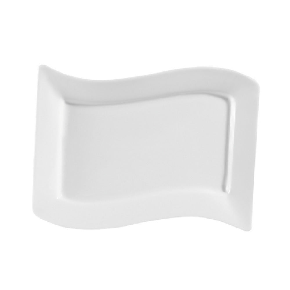 CAC China MIA-14 Miami Platter 13-1/2"L X 8-7/8"W X 1-1/2"H Rectangular