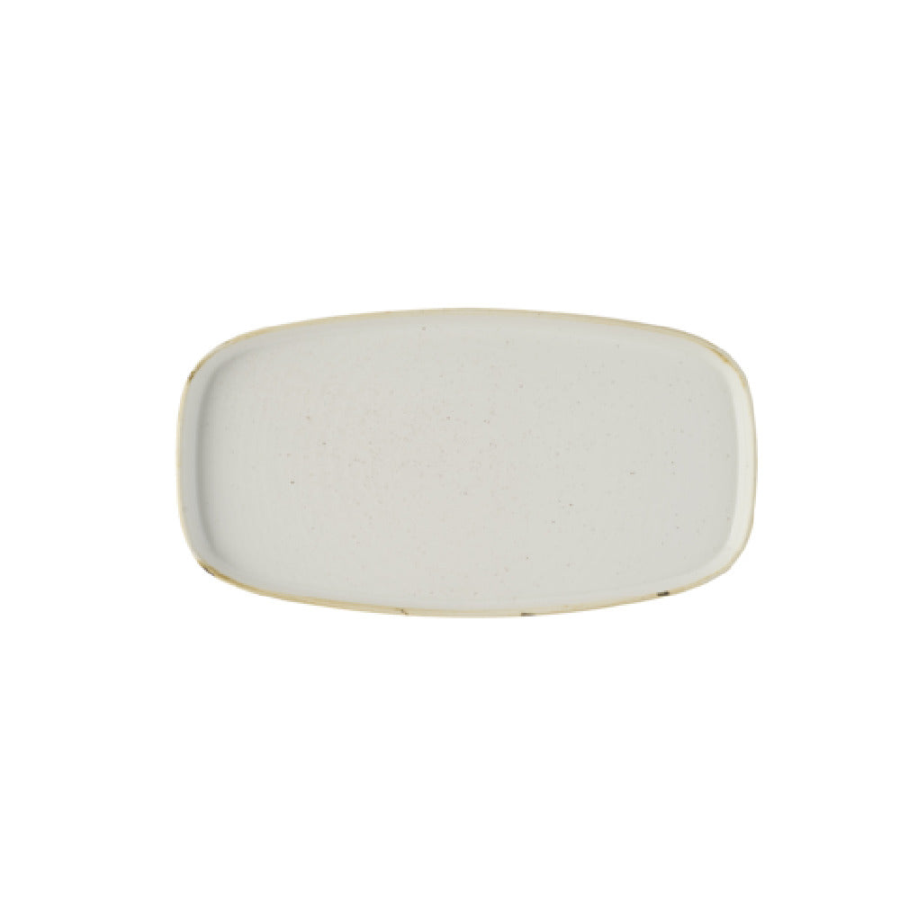 Churchill China SWHSWO341 - Walled Plate, 35 X 18.5cm 13 3/4" X 7 1/4" H: 2cm, Oblong Microwave & Dishwasher Safe
