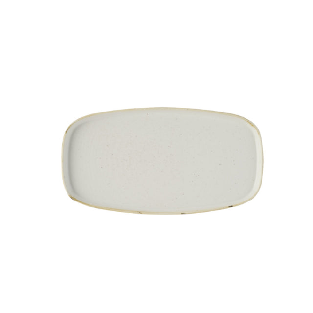 Churchill China SWHSWO341 - Walled Plate, 35 X 18.5cm 13 3/4" X 7 1/4" H: 2cm, Oblong Microwave & Dishwasher Safe