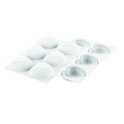 Louis Tellier CURVE LOVELY110 Silicone Mould 3.22"W X 3.03"D X 1.22"H Dishwasher Safe