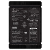 Menu Solutions WDRBB-C Menu Board Holds 8-1/2" X 11" Insert Double Panel With 2 Views