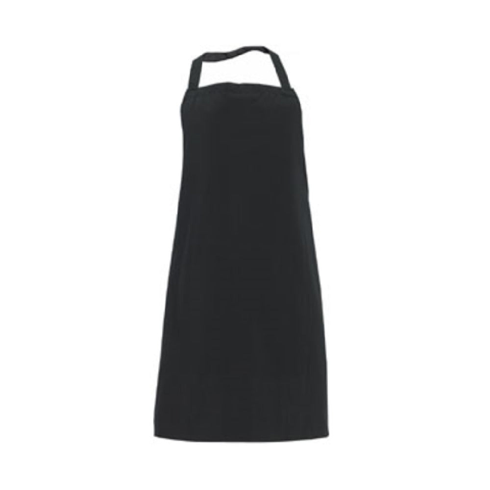 John Ritzenthaler Company 600PS-NP-BK Chef Revival® Bib Apron 27" X 32" No Pockets