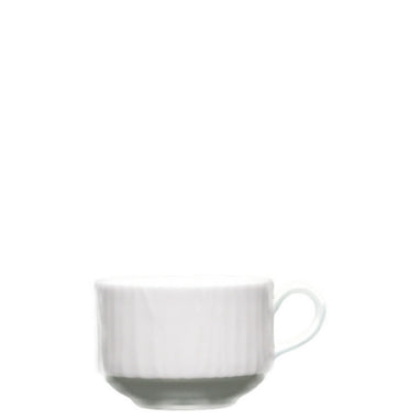 Fortessa HBW-CYGNA-389 8 Oz Cygna Stack Coffee Cup Bone China White   RestaurantSupply.com