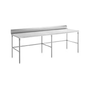 Sapphire Manufacturing SMTEOB-30108S Worktable 108"W X 30"D X 35"H 18/430 Stainless Steel