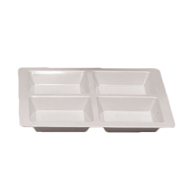 Thunder Group PS5104W Compartment Plate 4-compartment 60 Oz.