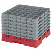 Cambro 36S1214163 Camrack® Glass Rack With (6) Soft Gray Extenders Full Size