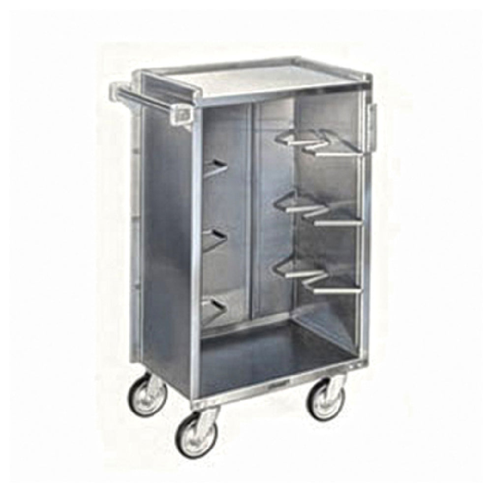 Lakeside 790 Bussing Cart Enclosed Back & Sides (4) Shelf