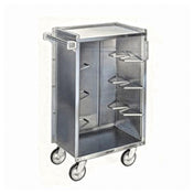 Lakeside 790 Bussing Cart Enclosed Back & Sides (4) Shelf