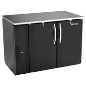 Victory VBBN48HC-PT-B - Pass-Thru Back Bar Refrigerator, Two-section, 48"W X 29-9/16"D X 34"H