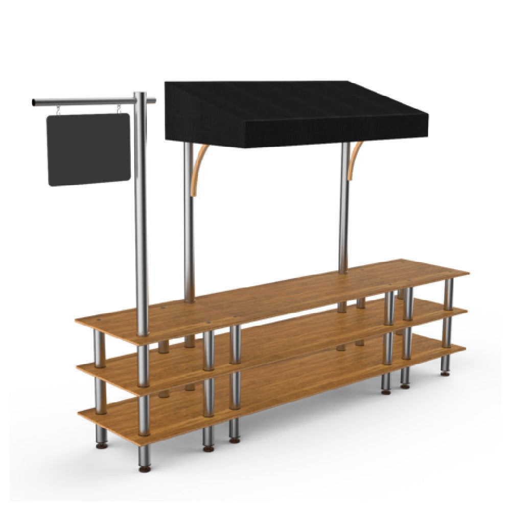Steelite MGCMLA03BSBF - Bazaar Action Station, 130.0" X 33.0" X 95.5", Modular