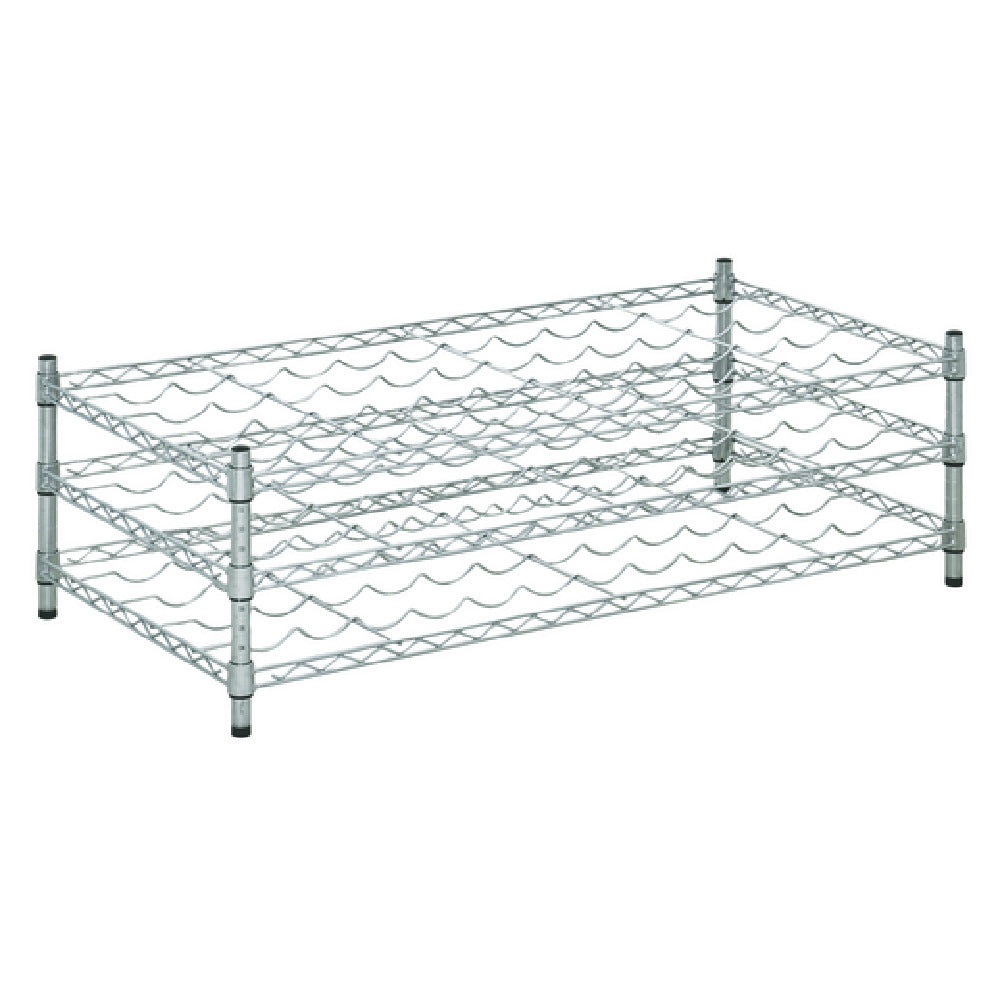 Hubert 155098 - Kratos Wire Wine Rack, 48"W X 24"D X 14"H, Countertop