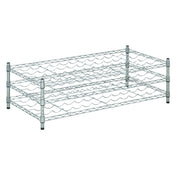 Hubert 155098 - Kratos Wire Wine Rack, 48"W X 24"D X 14"H, Countertop