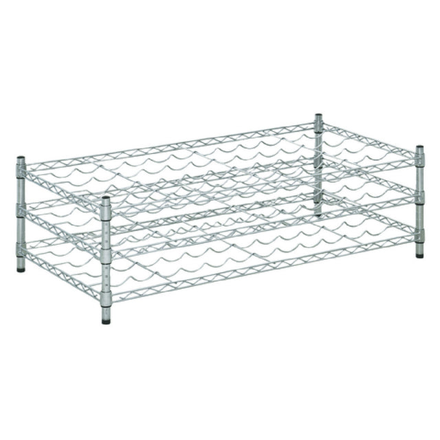 Hubert 155098 - Kratos Wire Wine Rack, 48"W X 24"D X 14"H, Countertop