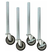 Royal ROY ES GLC 4 - Leg/Caster Kit, (4) 1-5/8" OD Legs With 5" Casters (2 With Brakes)