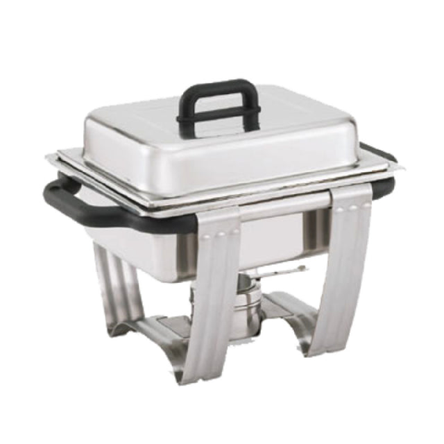 Vollrath 99870 Dakota™ Half-Size Chafer 4.1 Quart (3.8L) 18/8 Stainless Steel With Satin-finish Embossed Legs