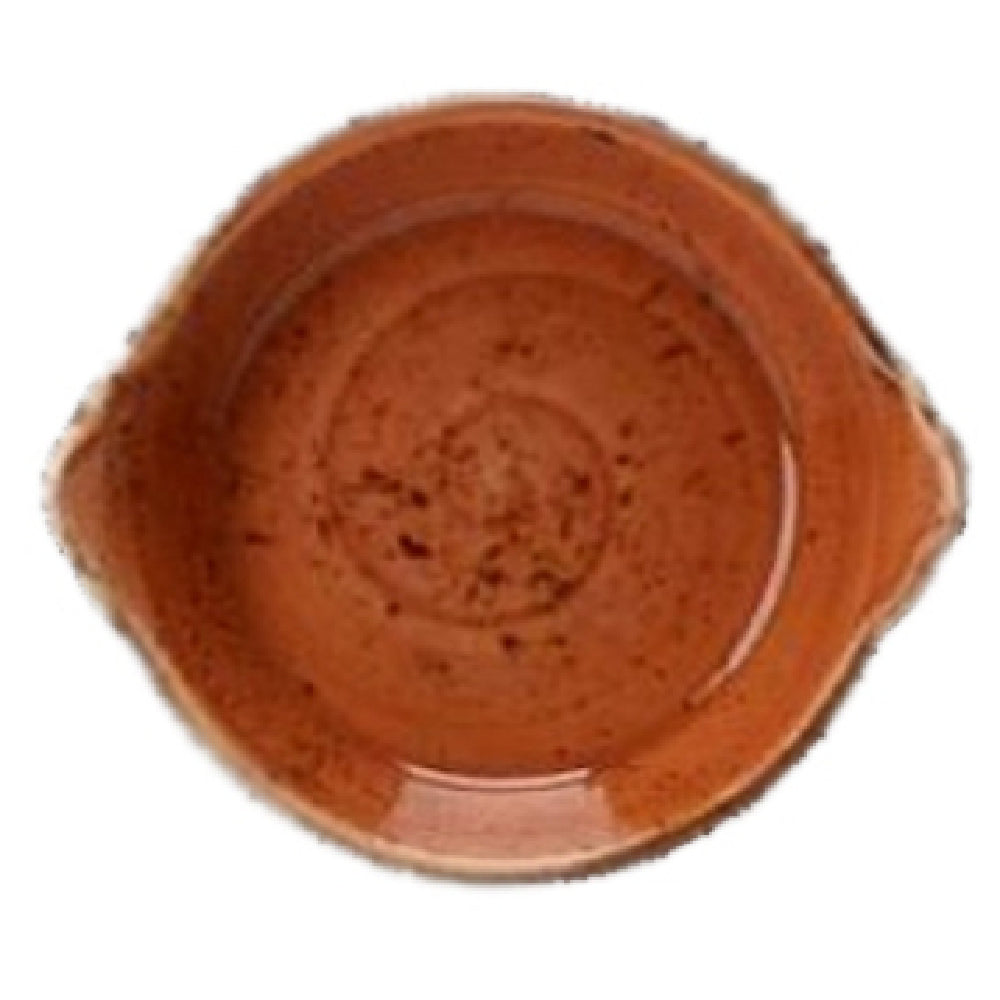 Steelite 11330317 Round Earred Dish 27.5 Oz 8.5" X 7.5" X 2.0"