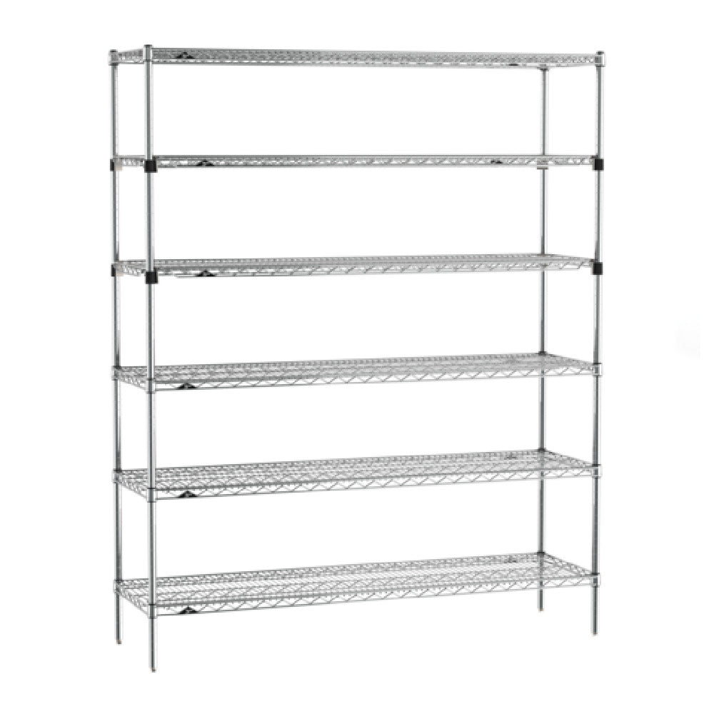Metro SEZ-186074C-S-42 Super Erecta® Starter Shelving Unit 60"W X 18"D X 74"H