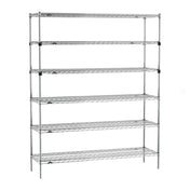 Metro SEZ-186074C-S-42 Super Erecta® Starter Shelving Unit 60"W X 18"D X 74"H
