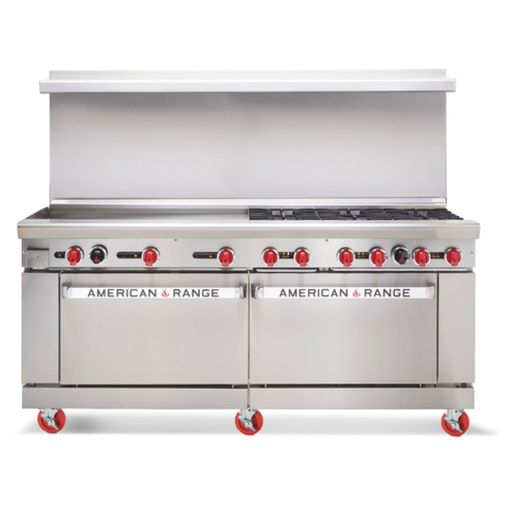 American Range AR-12-SU Heavy Duty Restaurant Range Gas 72"
