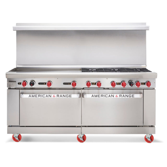 American Range AR-12-SU Heavy Duty Restaurant Range Gas 72"