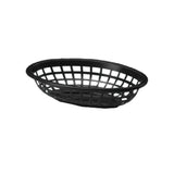TableCraft Products 1071BR - Side Order Basket, 8" X 5-1/4" X 2", Oval