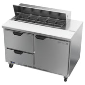 Beverage Air SPED48HC-10-2 Sandwich Top Refrigerated Counter Two-section 48"W