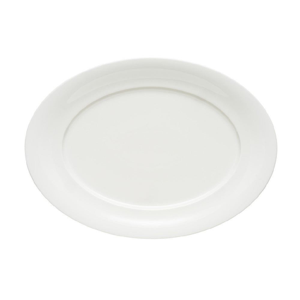 Libbey 9822038 (Formerly Syracuse China) Platter 15" X 11" X 5/8" Oval