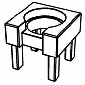 GET Enterprises 3ST134 Frilich® Replacement Base Beech Wood Tan