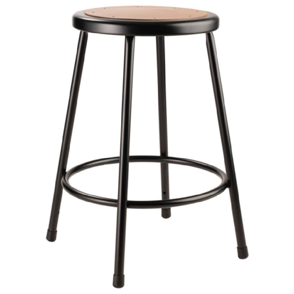 National Public Seating 6224-10 NPS® Heavy Duty Steel Stool 24" 14" Round Seat