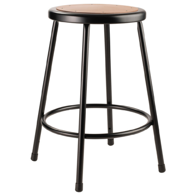 National Public Seating 6224-10 NPS® Heavy Duty Steel Stool 24" 14" Round Seat