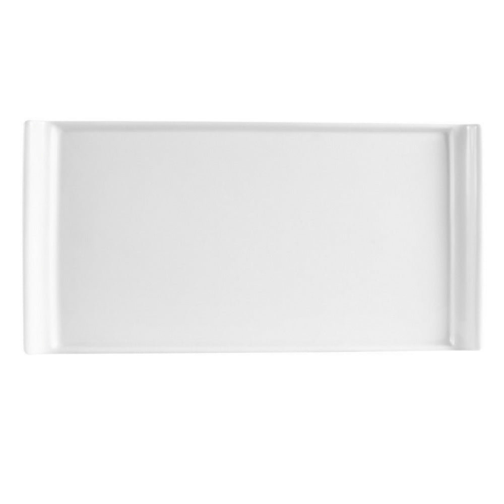 CAC China DYN-13 Dynasty Platter 11-1/4"L X 5-3/4"W X 3/4"H Rectangular