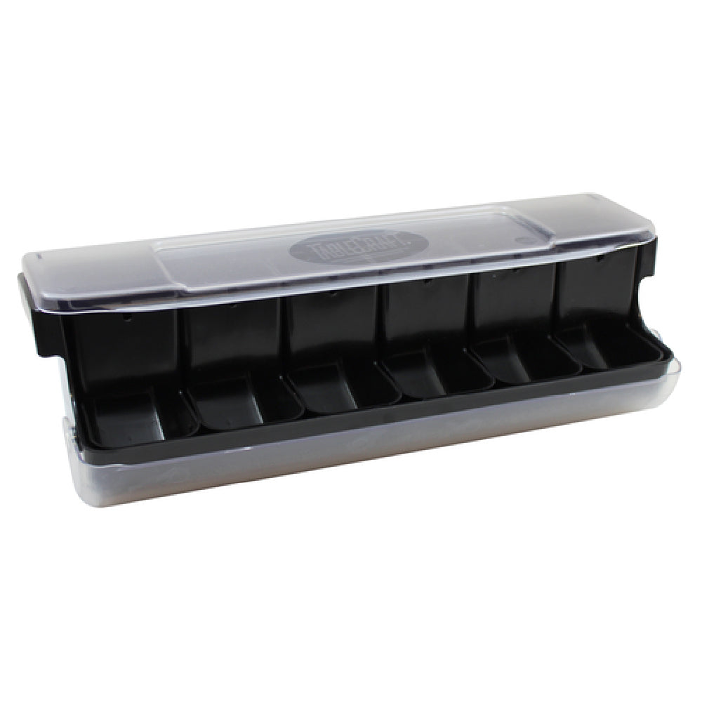 TableCraft Products BCD6000BK - Cash & Carry First In First Out Garnish Station, 20-1/8" X 6-3/4" X 6-1/2"