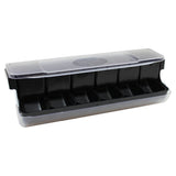 TableCraft Products BCD6000BK - Cash & Carry First In First Out Garnish Station, 20-1/8" X 6-3/4" X 6-1/2"