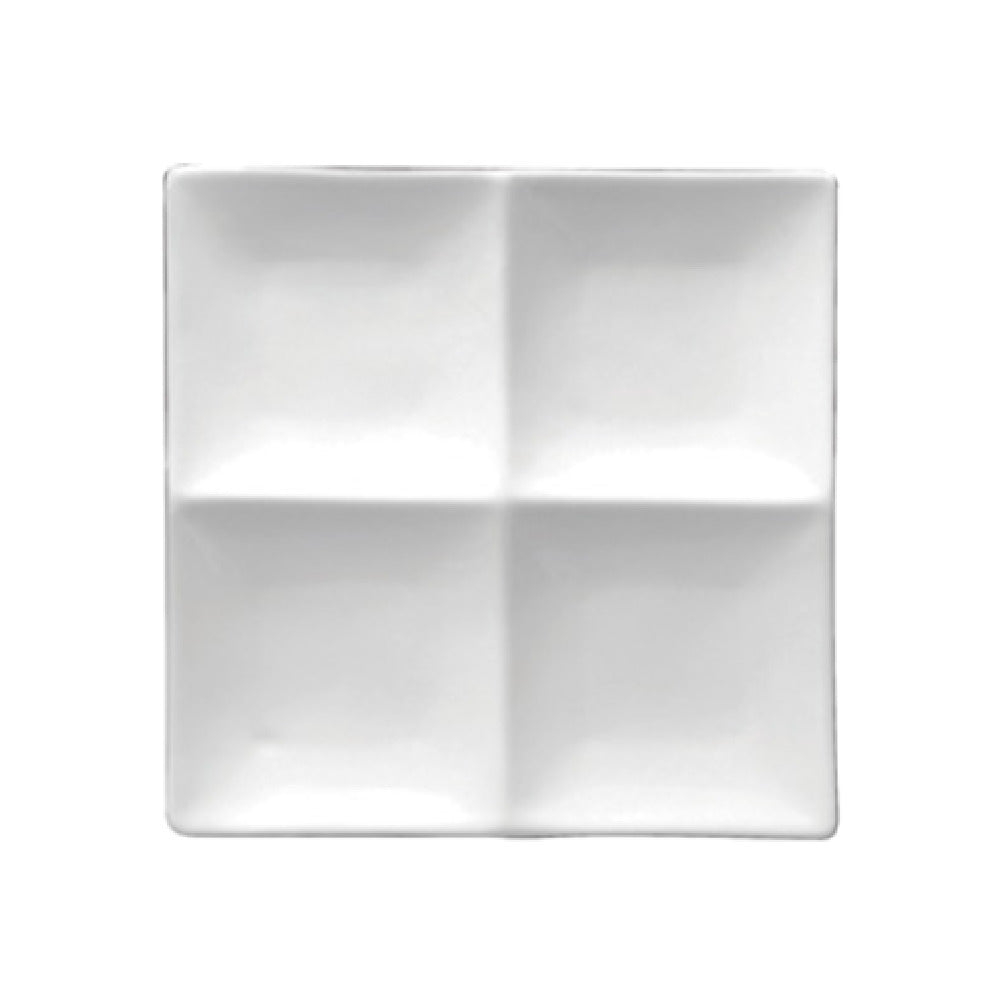 1880 Hospitality F8010000946 Oneida® Compartment Plate 9-7/8" Square