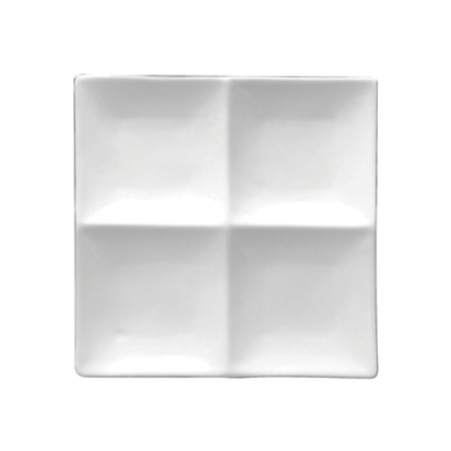 1880 Hospitality F8010000946 Oneida® Compartment Plate 9-7/8" Square